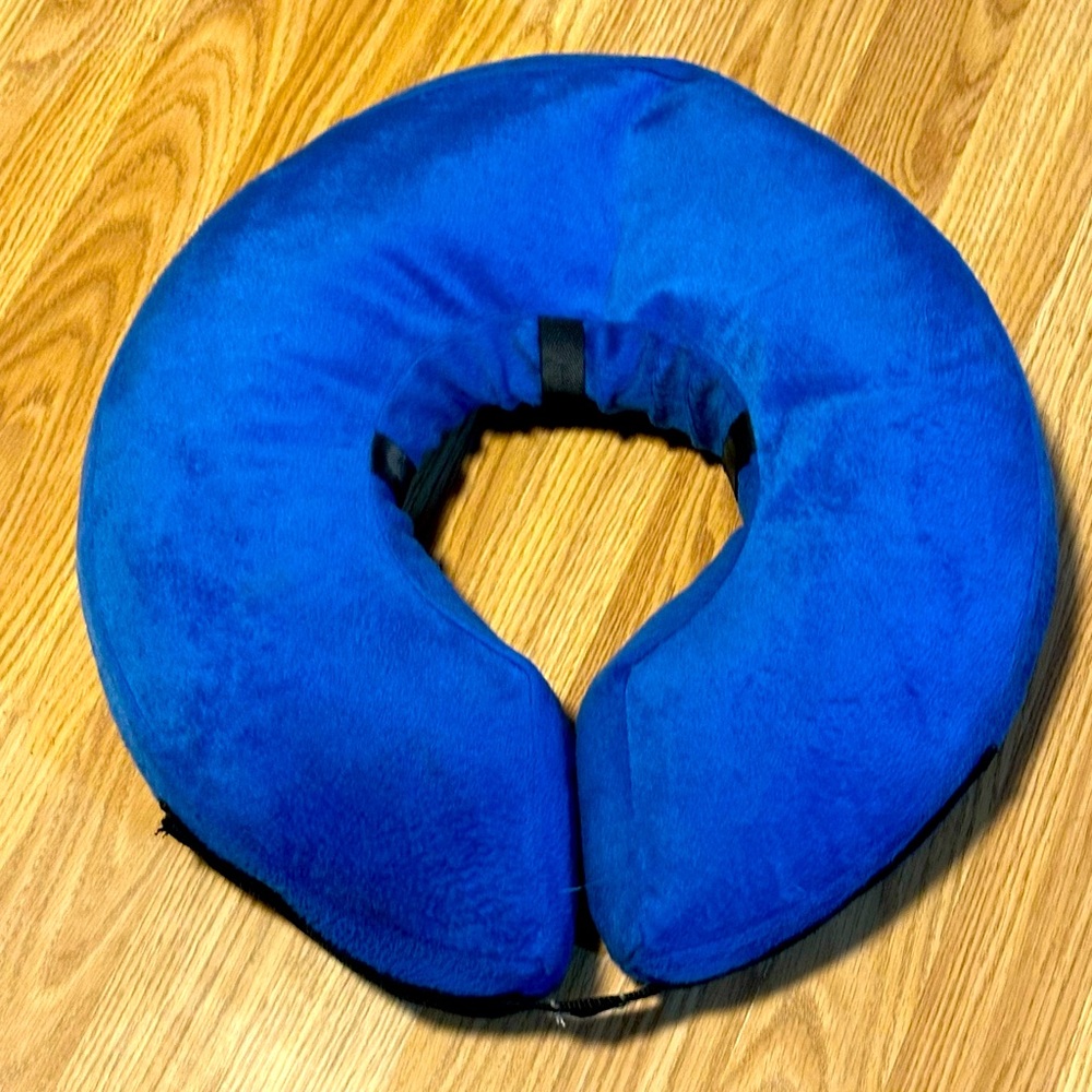 Bencmate Protective Inflatable Soft Pet Recovery Collar for Dogs - Blue - XLarge